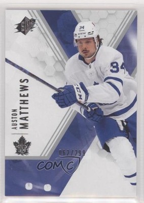 2021-22 SPx 62/299 Auston Matthews #34 7yx