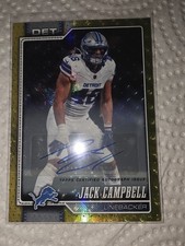 Marketplace image: Superfractor 1/1 Topps Flagship Jack Campbell AUTO Detroit Lions