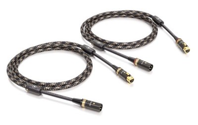 2 x 100cm Viablue NF-S1 Silver Quattro T8 XLR-Kabel 12113 High-End Analogkabel