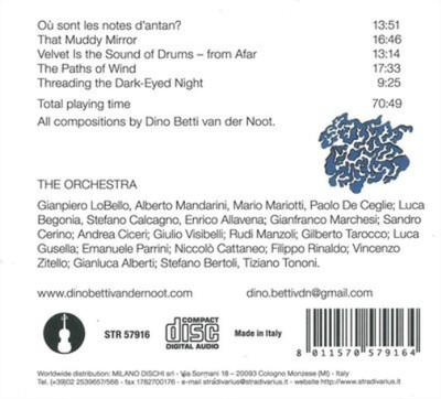 The Orchestra Dino Betti van der Noot: Où Sont les Notes d'Antan? (CD) Album