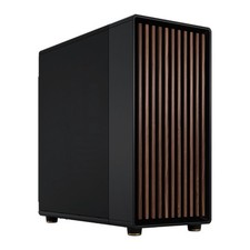 Fractal North XL Charcoal Wod Mid Tower Chassis, Mesh Side Panel, 3x 140mm Fans,
