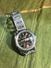 1977 Timex Q Quartz SS Vintage Watch Red Dial Psychedelic GREAT CONDITION WORKS!