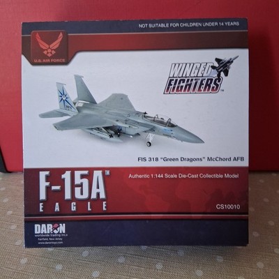 Daron 1:144 CS10010 F-15A EAGLE FIS 318 GREEN DRAGONS McCHORD AFB REF EF5