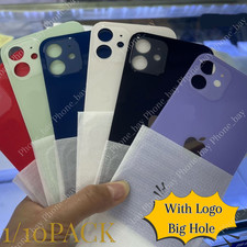 Back Glass replacement Big hole For iPhoneX 11 12 13 14 15 16 XR Rear Cover Lot