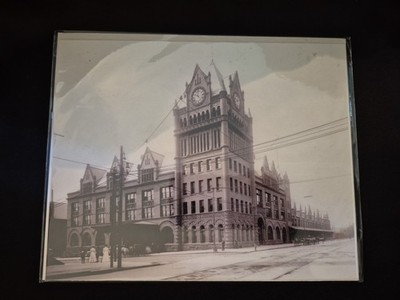 Vintage Historic Detroit Union Depot C 1880 Photo 8 X 10