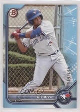 2022 Bowman Draft Sky Blue /499 Luis Meza #BD-89 ut4