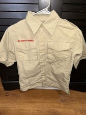Boy Scout BSA UNIFORM New Style SHIRT Youth Medium Short Sleeve C43