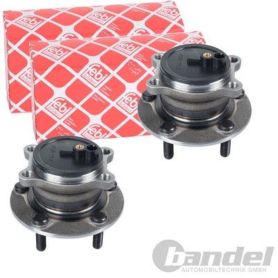 2X FEBI BILSTEIN RADLAGER-SATZ HINTEN BEIDSEITIG PASSEND FÜR MAZDA 3 6 CX-5