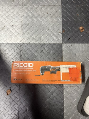 #ad #ad Ridgid 4 Amp Corded Oscillating Multi Tool with Accessories $60.00
