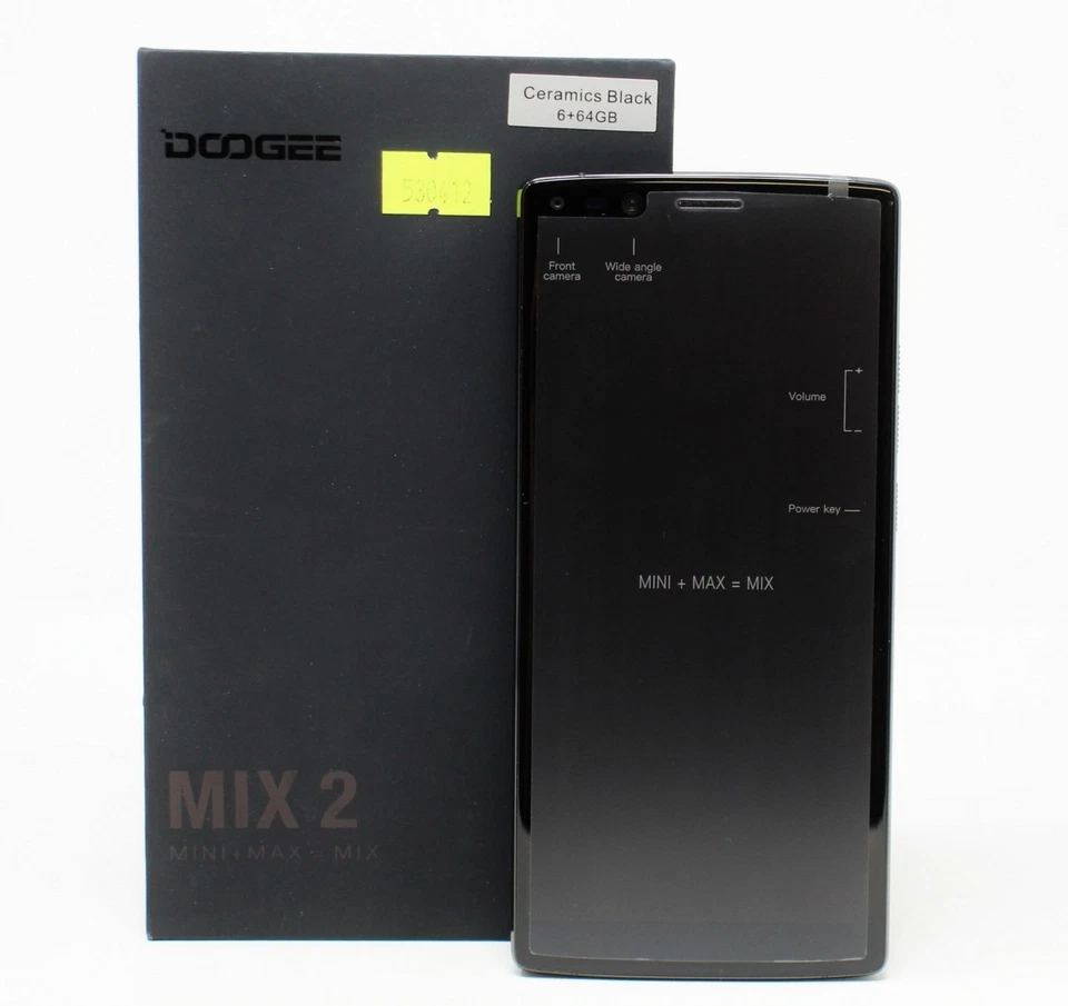 Smartphone Doogee Mix 2 64 Go 6 Go Android double SIM débloqué quad cœur noir - Photo 4/4