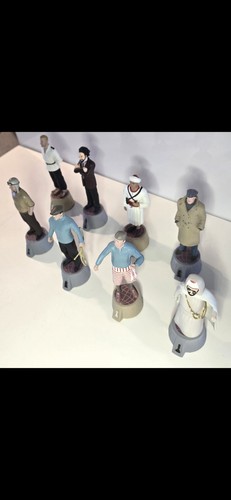 🎯 Official Moulinsart Tintin Chess Collection – Lot of 8 figures ©2012,  - Photo 2 sur 5
