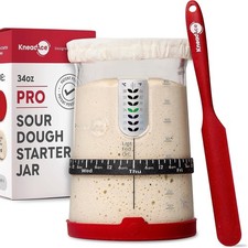 Sourdough Bread Starter Kit 34 oz Large Capac...