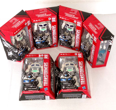 Lot of 6 Hasbro Transformers R.E.D. ULTRA MAGNUS 6'' Action Figure New In Box
