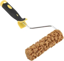 Textured Paint Roller with Handle - Decorative Pattern Wall Painting Tool, Textu