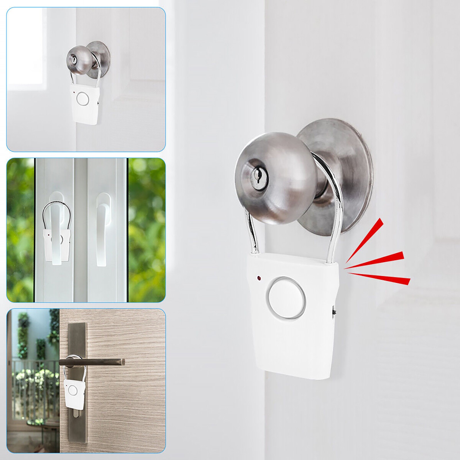 Touch Sensor Door Handle Alarm Touching Warning Tool Anti-theft Doors Alarms