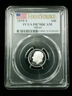 2018-S 10C Silver Roosevelt Dime PCGS PF70DCAM FIRST STRIKE Limited Edition 7603