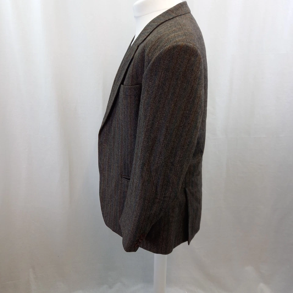 Daks London 100% Wool Tweed Jacket Blazer Mens UK L Excellent - Image 4 of 4