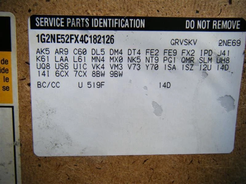 Trunk/Hatch/Tailgate Without Spoiler Fits 99-05 GRAND AM 21171 Foto 2 de 4