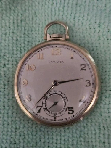 Hamilton Antique Mechanical Pocket Watch  21J   10s   Gr.921  WORKS!!