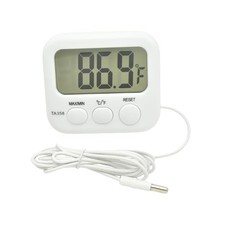 Small Digital Thermometer TA358 Celsius/Fahrenheit Temperature Indoor/Outdoor...