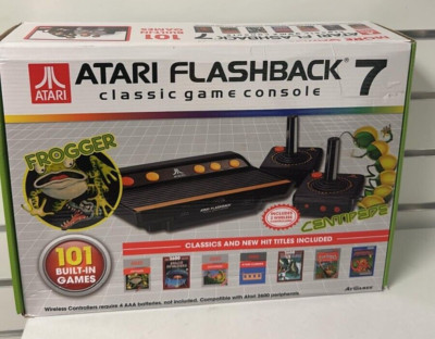Atari Flashback 7 Classic Game Console - Black/Orange