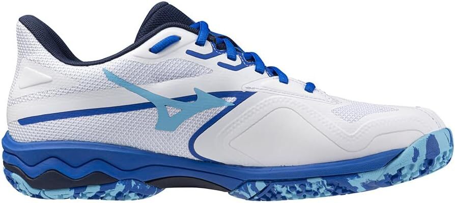 ミズノ WAVE EXCEED LIGHT 2 OC 28.0 SALE MIZUNO Tennis WAVE EXCEED LIGHT 2 WIDE OC White Blue Navy