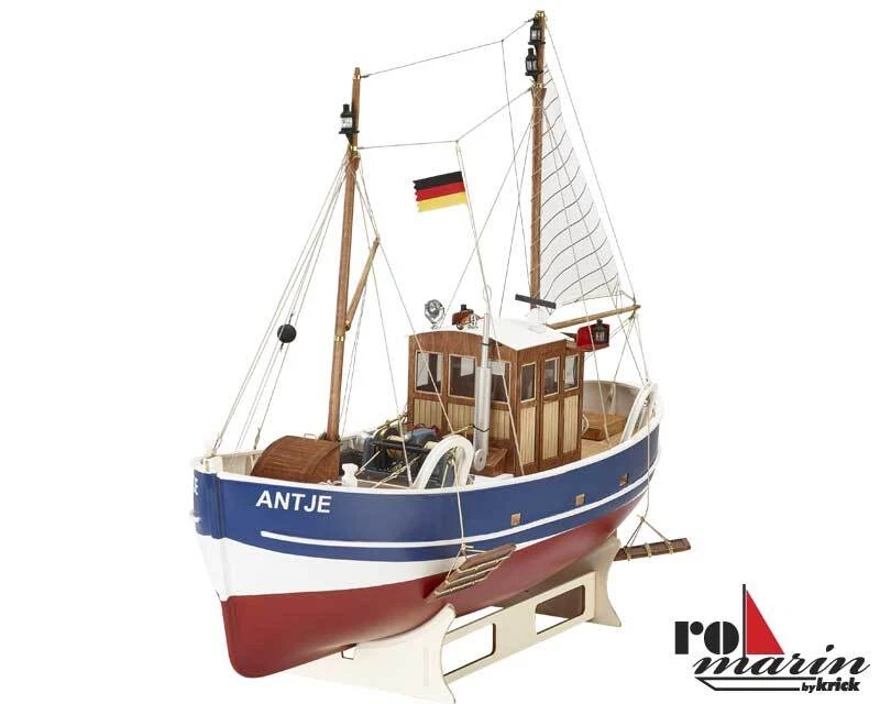 Romarin RC Schiff Antje Fischkutter Baukasten - Bild 2 von 4