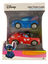 DISNEY LILO STITCH FRICTION CARS ACTION AND SPEED PULL AND RELEASE TOY 2 CARS