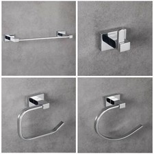Bathroom Hardware Towel Bar,304 Stainless Steel Wall Mounted,Polished Chrome