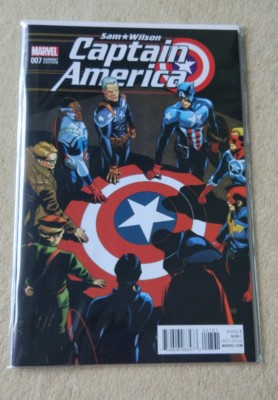Sam Wilson Captain America #7 Chris Sprouse All Eras Variant - 2016 - Marvel