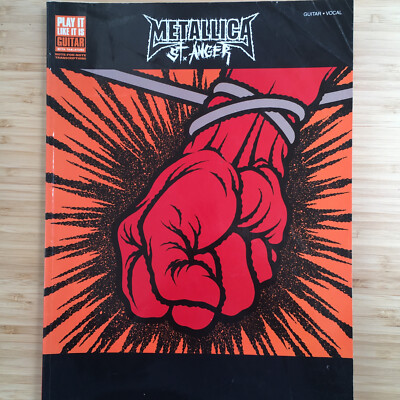 Metallica St. Anger - Gitarren-Tabulaturbuch, akzeptabler Zustand (Beschreibung lesen)