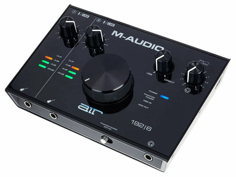 M-Audio AIR 192/6 Interfaccia Audio Midi 24 Bit 2 In 2 Out - Immagine 2 di 4
