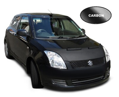 BlackBull Haubenbra passend für Suzuki Swift 3 EZ, MZ Bj. 2005-2010 Carbon Optik