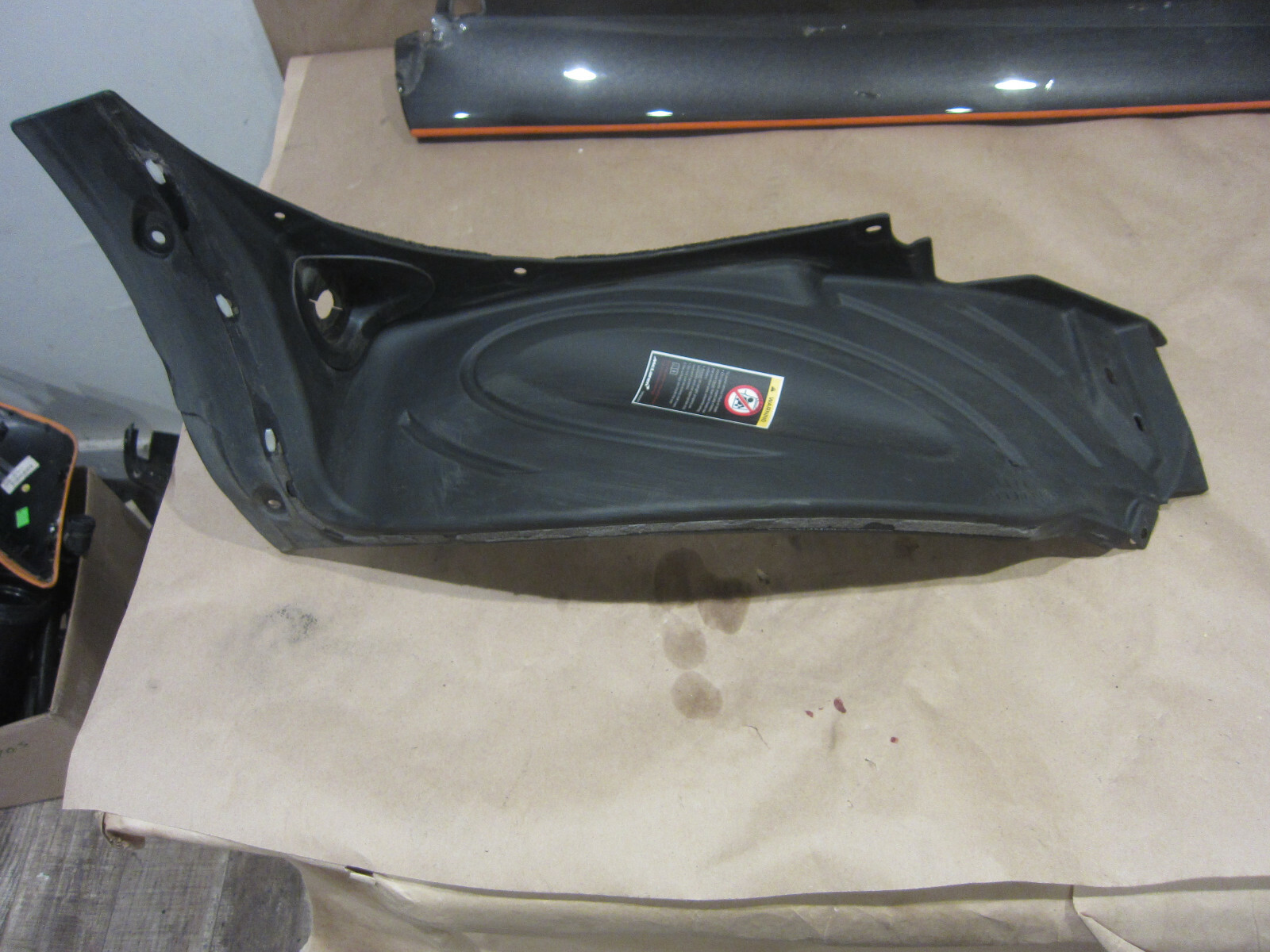 McLaren 570S - RH Front Side Inner Guard Moulding- P/N 13A5733CP