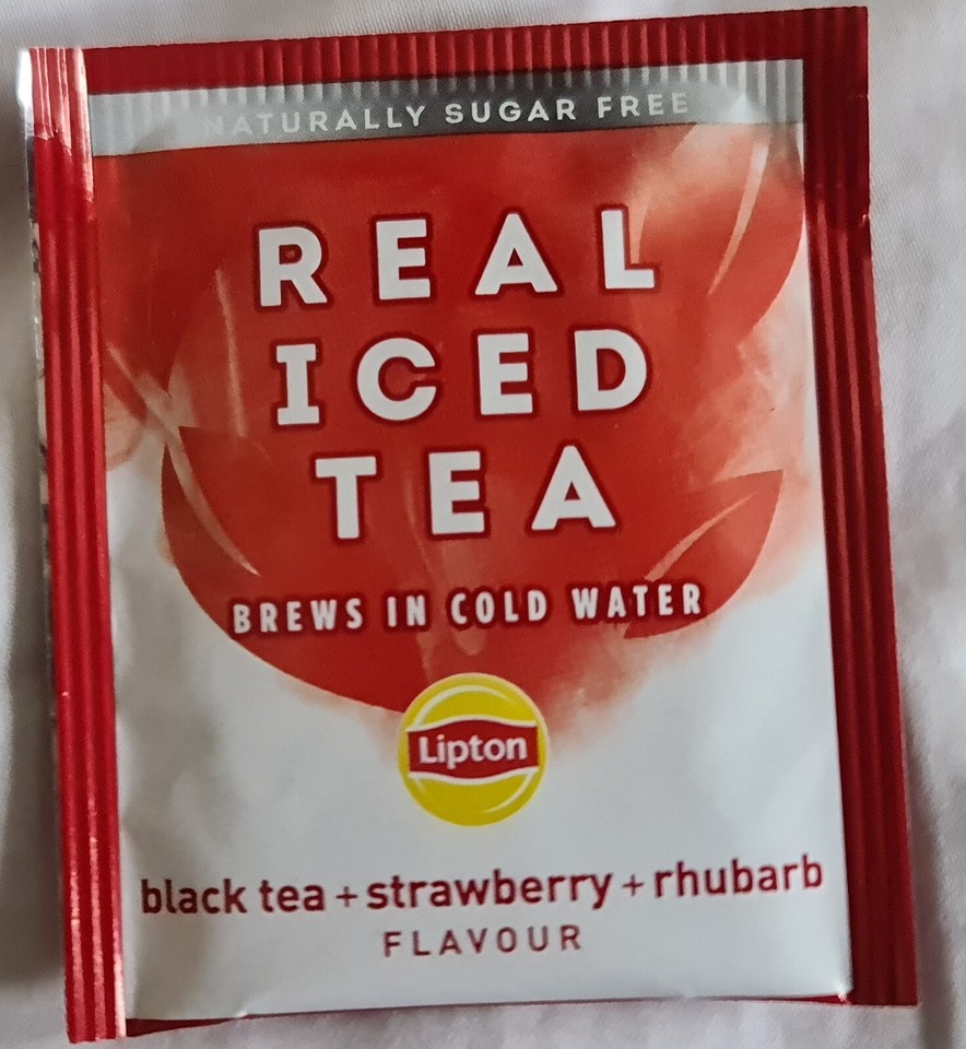Lipton Real Iced Tea x10.Plasticfree bag.Cold brew.Black Tea