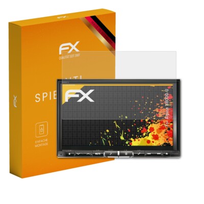 atFoliX 3x Displayfolie für Alpine X800D-U Schutzfolie matt&stoßfest Folie