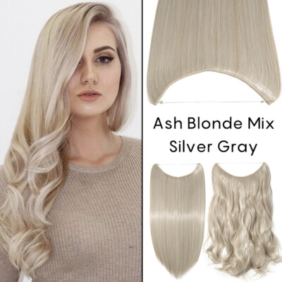 US Secret Wire in Hair Extensions Hidden Invisible Band One Piece Thick as Human