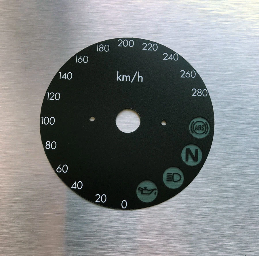 Disco Velocímetro Apto para Yamaha FJR1300 RP13 Kmh Gauge Tacómetro Negro - Imagen 1 de 1