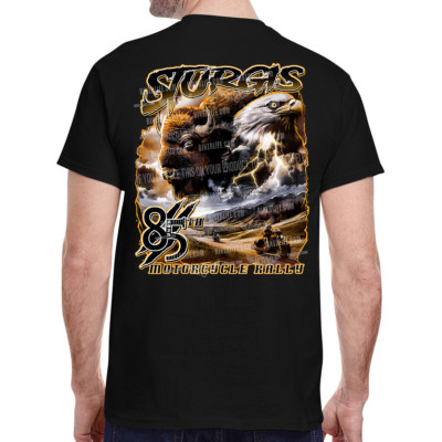 2025 Sturgis Motorcycle Rally Buffalo Eagle T-Shirt No Harley