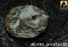 60mm RESIN BASES ELDAR QUEEN AVATAR (A) AGE OF SIGMAR 