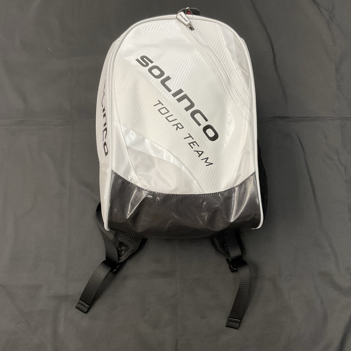 Solinco Tour Team Tennis Racquet Backpack Whiteout