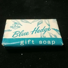 Vintage BLUE HEDGE GIFT SOAP/FULLER BRUSH CO. soap bar-E. Hartford Conn.-NOS