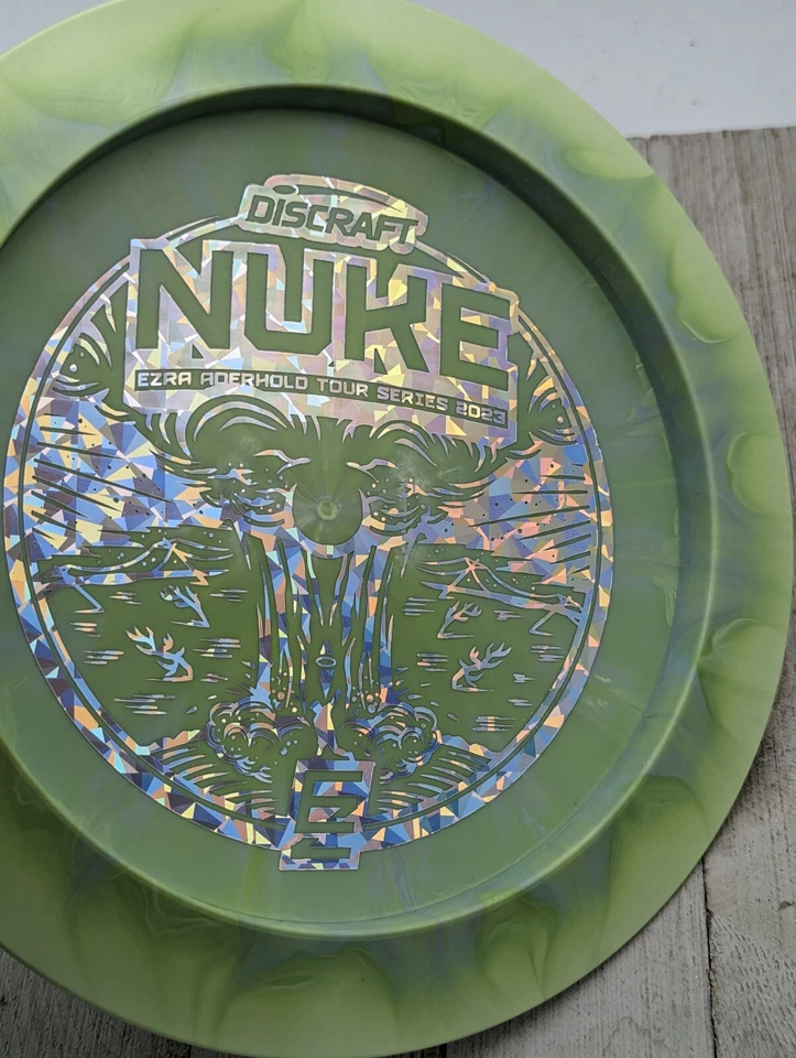 New Discraft 2023 Aderhold Tour Series ESP Nuke Driver Golf Disc 170-172 Grams - Image 4 of 4