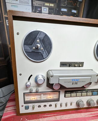 TEAC X-7R reel-to-reel tape deck with wood case | eBay
