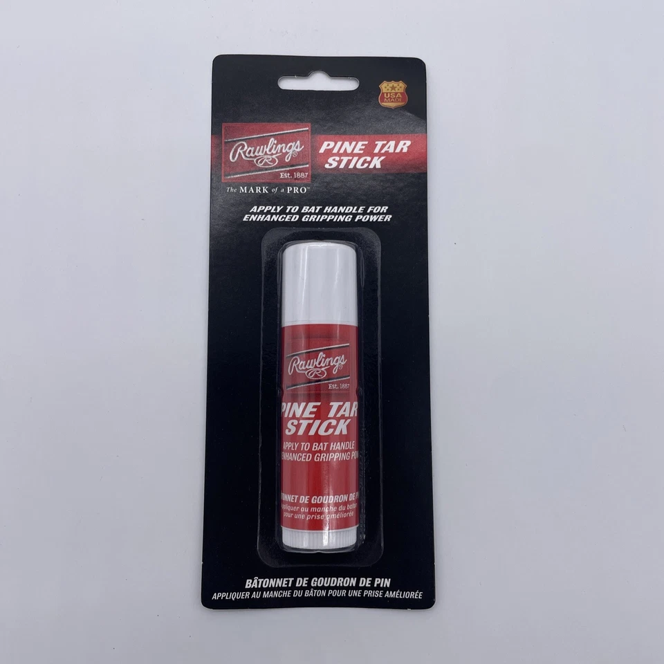 Rawlings Pine Tar Stick auf Baseballschlägergriff auftragen für verbesserte Griffkraft - Bild 1 von 1
