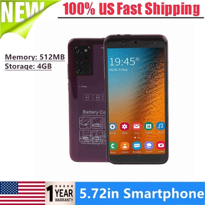 Ejoyous Note30 Plus Smartphone, Unlocked Cell Phone with 5.72 Inch HD (Violet )