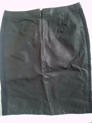 Jupe En Cuir Véritable Gerard Darel Vintage Noire - Taille 36/S, Style Crayon, Doublée, Occasion Très Bon état