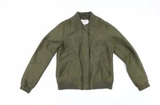 Bellfield Womens Green Jacket Size 8 Zip