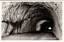 Standard Postcard RPPC 1172 FT Tunnel Grizzly Dome New Feather Highway