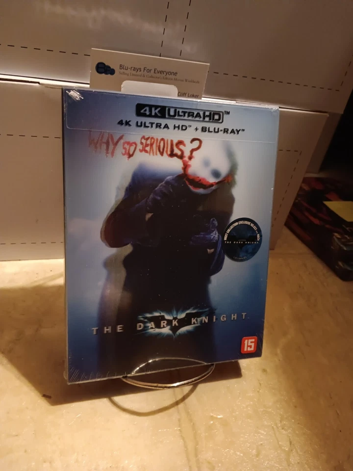 The Dark Knight 4K Lenticular SteelBook Blu-ray Weet Exclusive [2008] ShpNextDay - Image 2 of 4